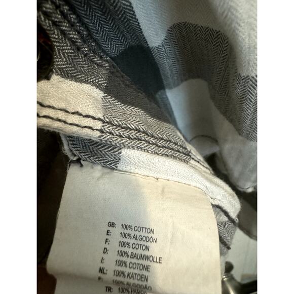 Van's Long Sleeve Plaid Shirt size Large with Chest pockets - Picture 6 of 7